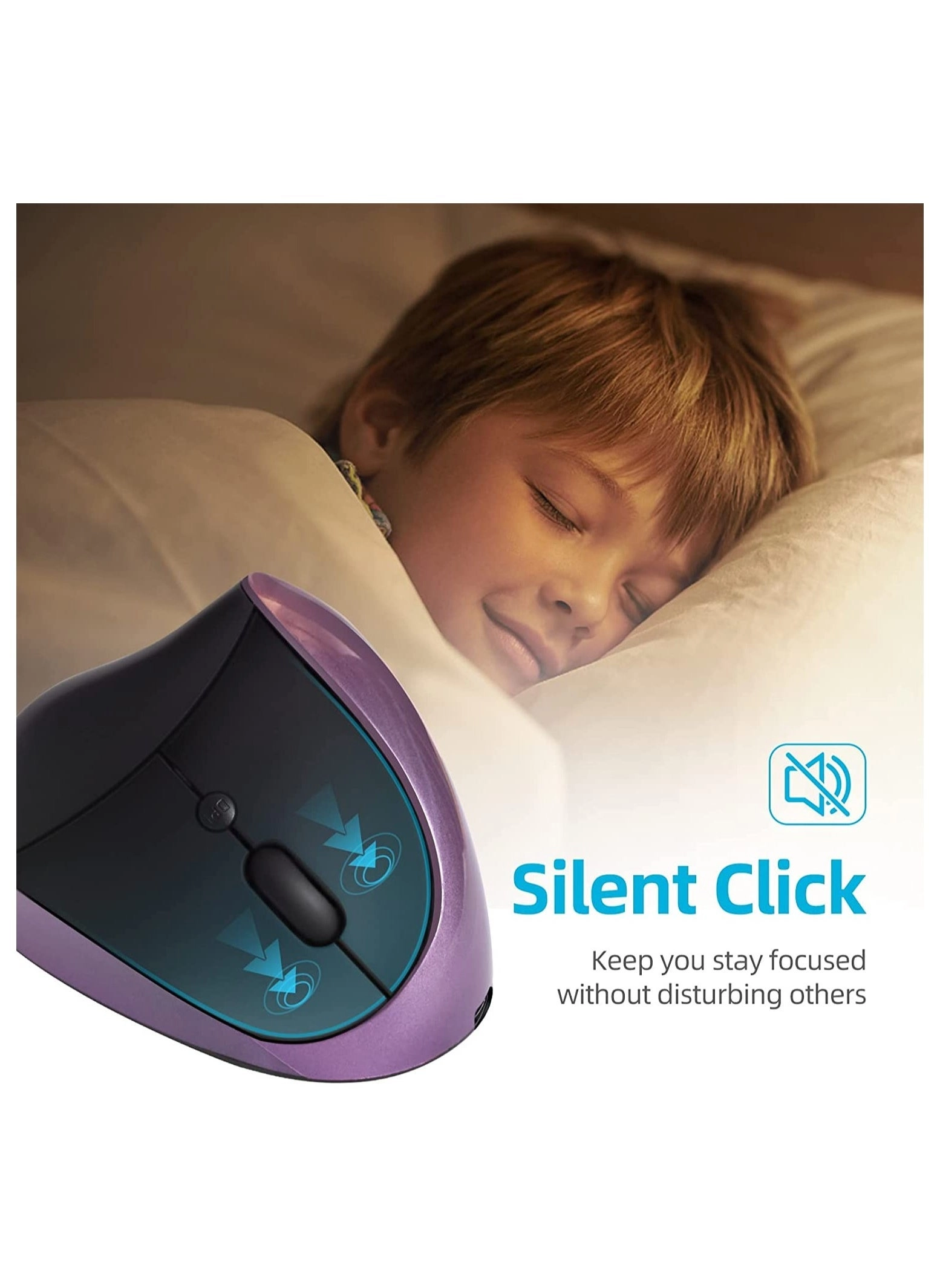 SMK-3381 Ergonomic Vertical Mouse - Wireless