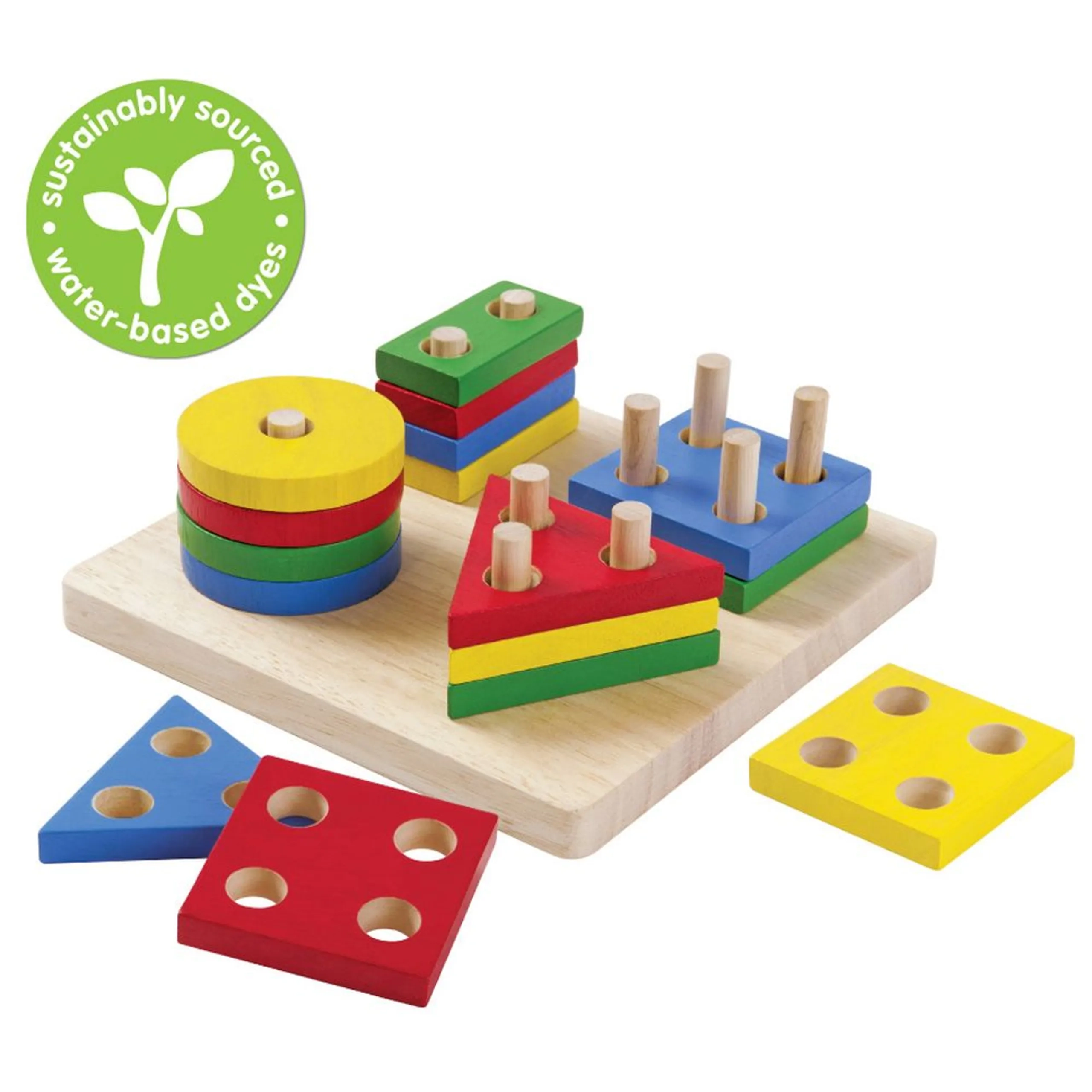 Geometric Sorting Board - 3 + 4 pieces