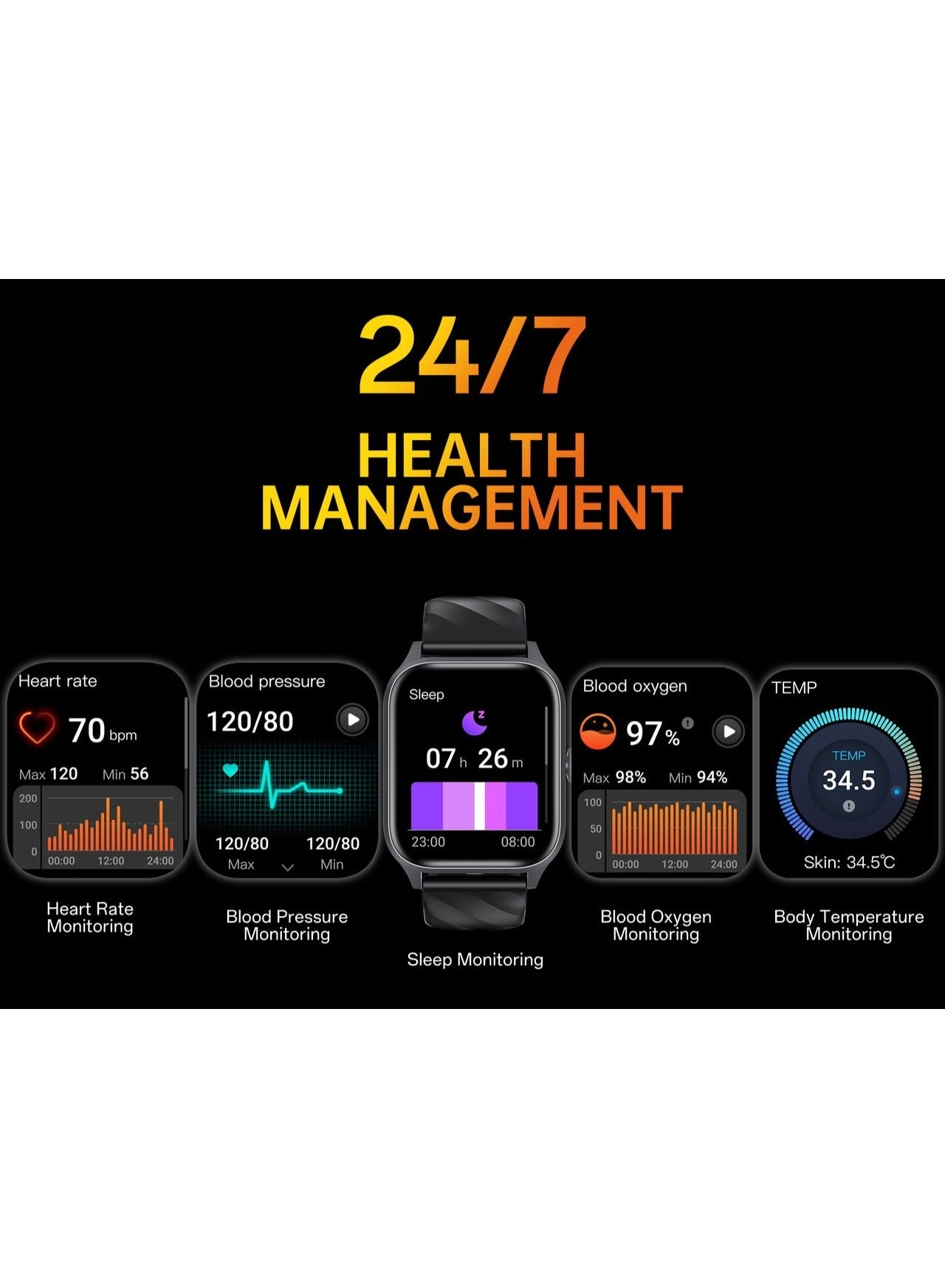 Active Smart Watch - 1.85"