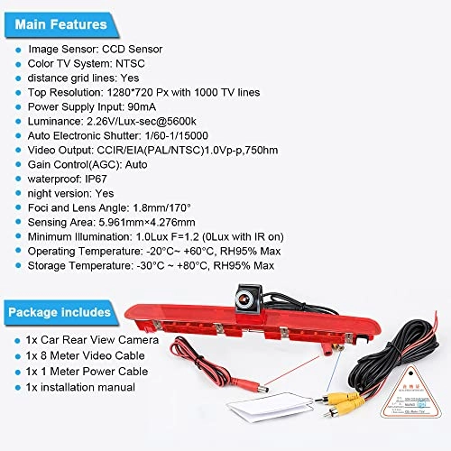 Reversing Camera - Night vision 628 x 586 pixels