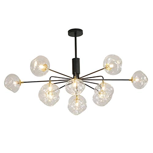 G9 Nordic Creative Glass Bubble Chandelier - 13 head Golden.