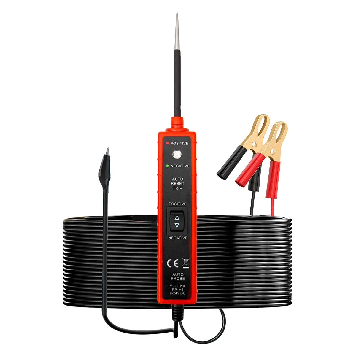 CMTOOL Power Circuit Probe Tester - 7A 6-24V 4M Test Lead