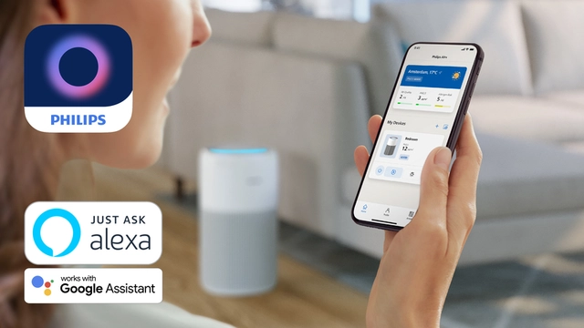 تحكم في جهاز التنقية الخاص بك من أي مكان باستخدام تطبيق Philips Air+‎