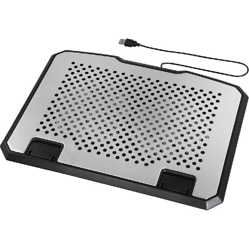 Black Metal Laptop Cooler - 2 Fans 15.6 Inch