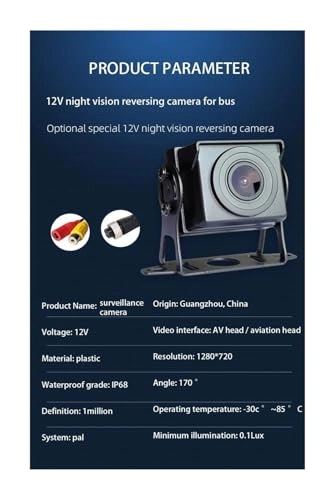 Brake Light Camera - Night vision Wireless 762x504 pixels