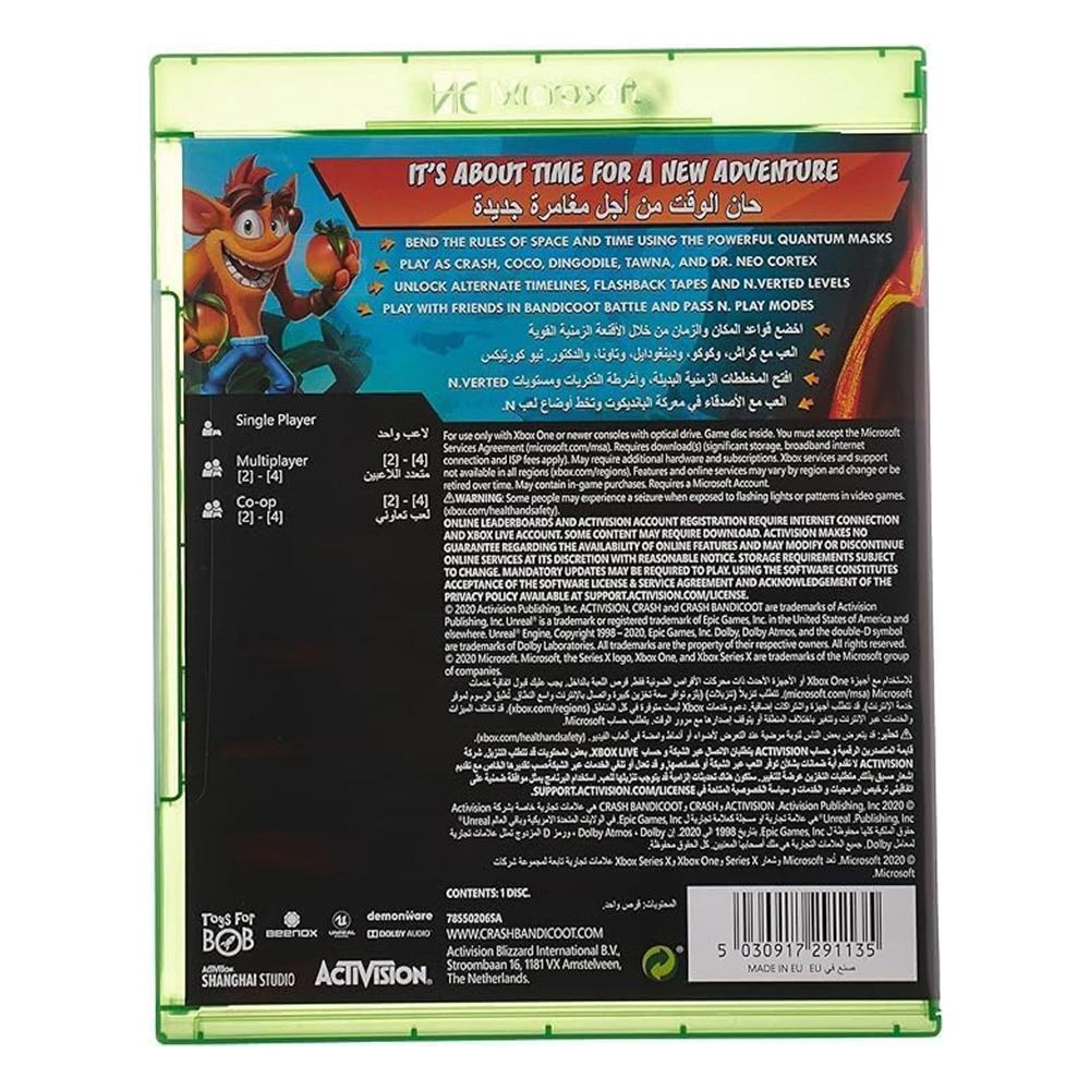 Crash Bandicoot 4 Its About Time - Xbox One Xbox Series X