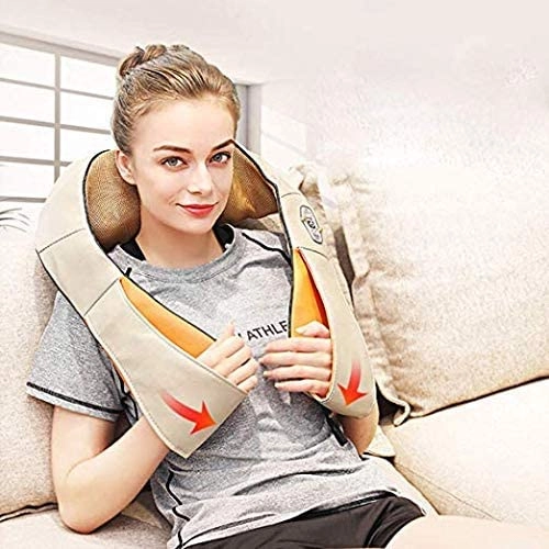 Akzun Trading Back Neck And Shoulder Massager - Deep Tissue 3D Kneading