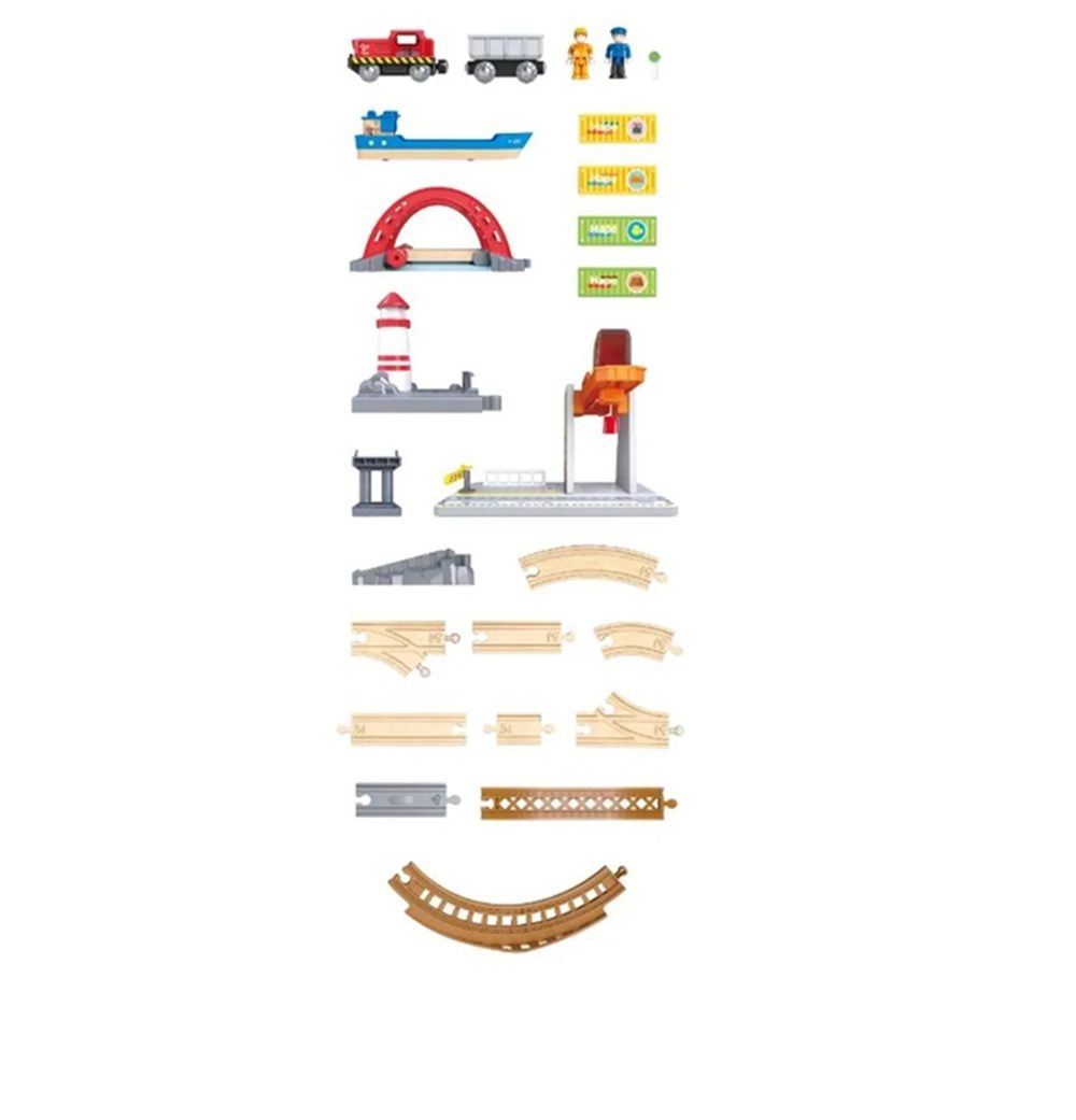 Sea And Rail Cargo Transport - Multi Colour 3 +