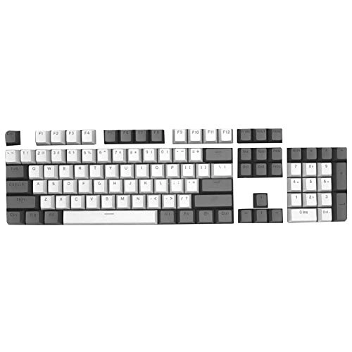 Key Cap - 104Pcs PBT White Blue