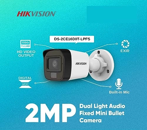 4 Channel Turbo HD DVR + 2 MP Outdoor Dual Light CCTV Camera + 1 TB HDD + CCTV Cable Bundle + 4 Channel Power Supply + BNC & DC Connectors + HDMI Cable