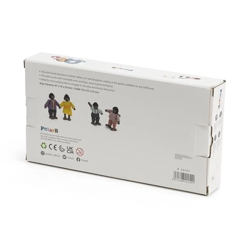 Wooden Dolls Family Play - 3 years and up mom, dad, son, daughter 4 characters