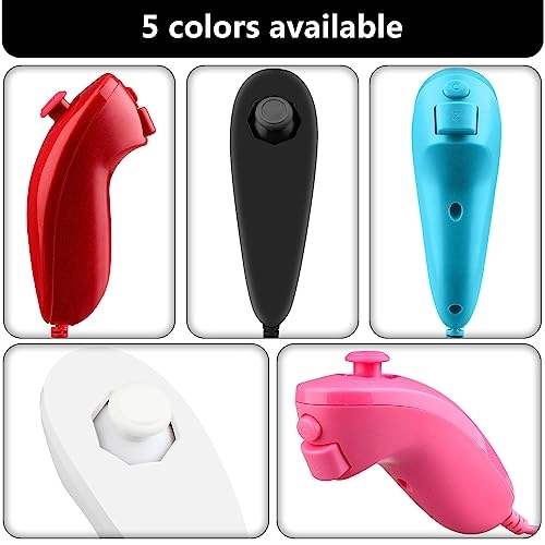 Motion Based Wired Nunchuck Controller - Black Nintendo Wii