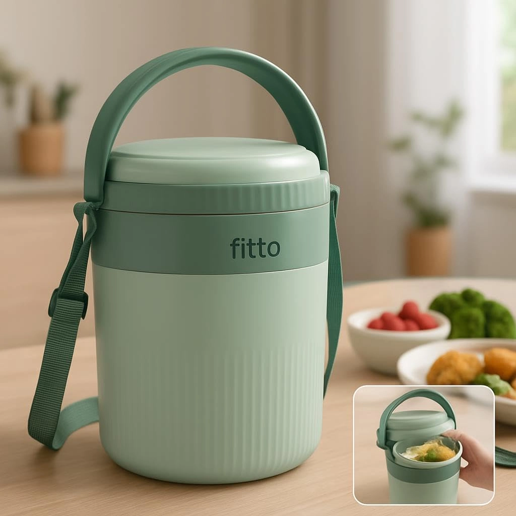 Insulated Stainless Steel Lunch Box - Assorted Colors