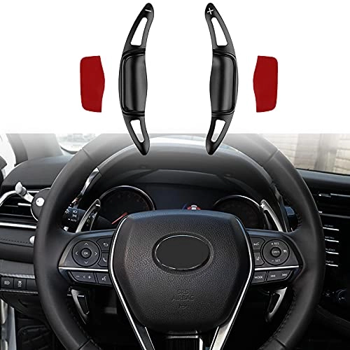 cke Paddle Shifter Extension Cover Trims - Black Aluminum