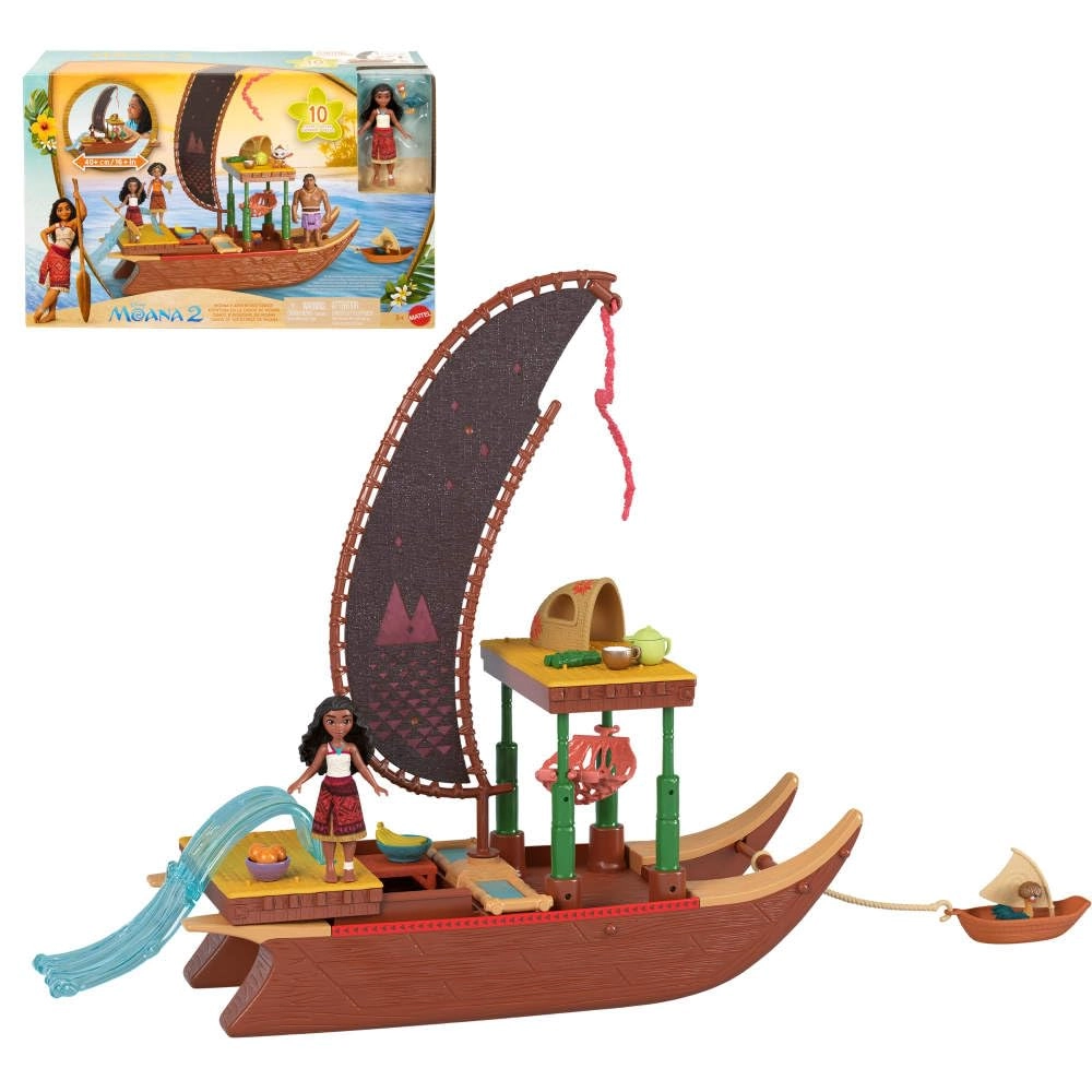 Mattel Moana Small Doll - 3.5 inches Plastic Ages 3+