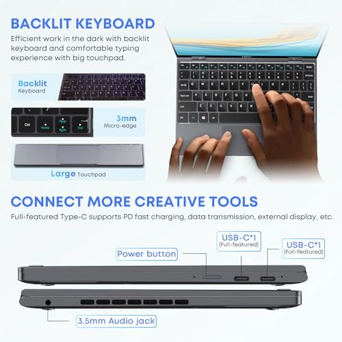 MiniBook X - 10.51'' N150 16GB DDR5 512GB SSD