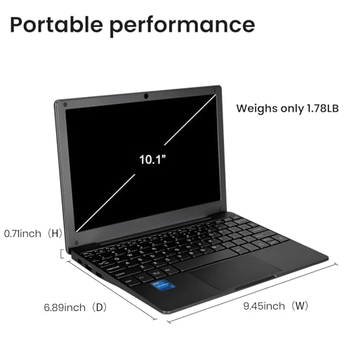 Mini Laptop - 10.1'' Celeron N4000 8GB DDR4 512GB SSD