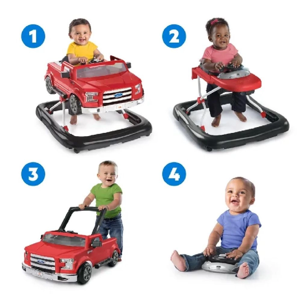 F-150 4-in-1 Baby Walker - Rapid Red 6 months and up