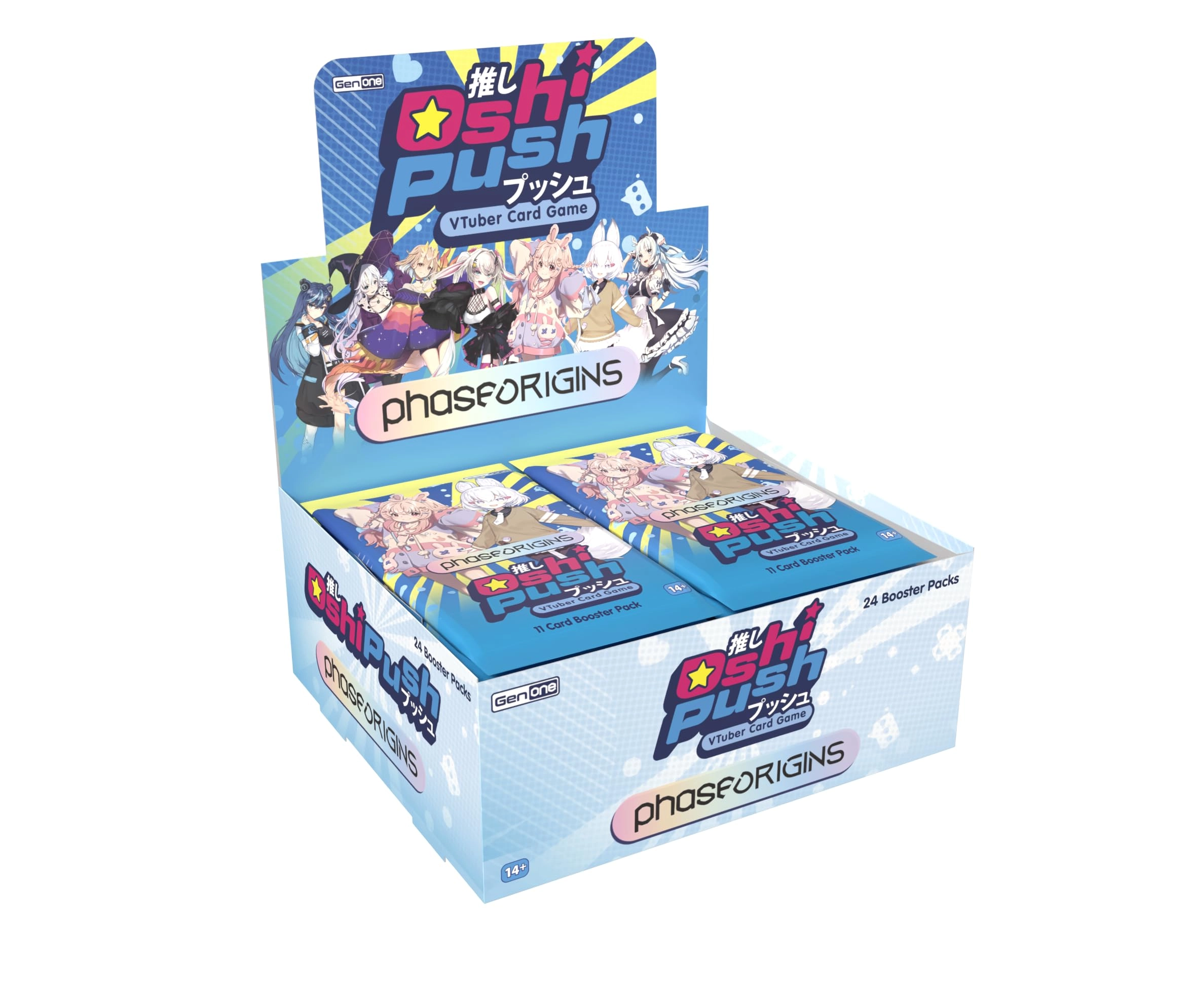 Japanime Games Oshi Push: Phase Origins - Retail Edition - 24pcs