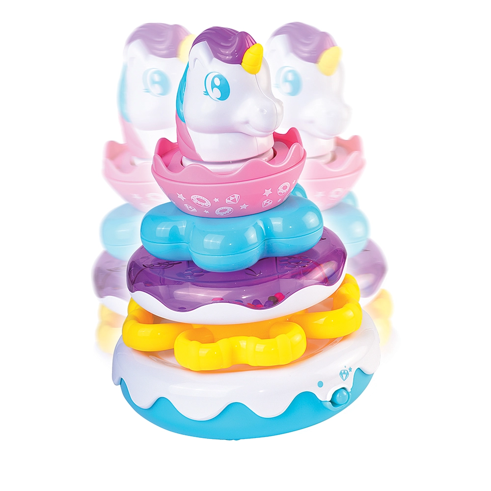 Little Learner Musical Unicorn Stacking Rings - Suitable for 12 months & above