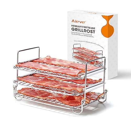 Hot Air Fryer Grill Grate - Stainless Steel