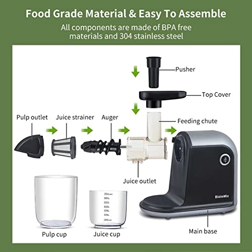 Masticating Juicer - 150 Watts 1500 Milliliters