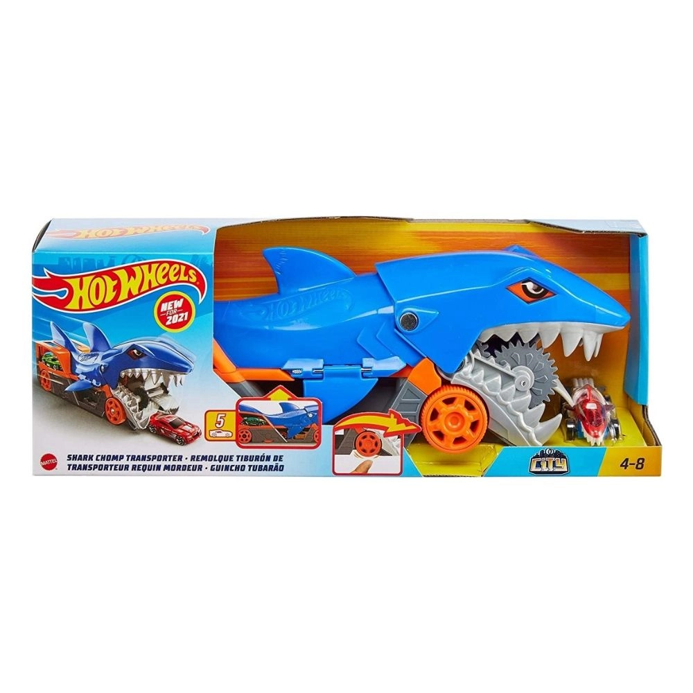Hot Wheels City Shark Chomp Transport - 1:64