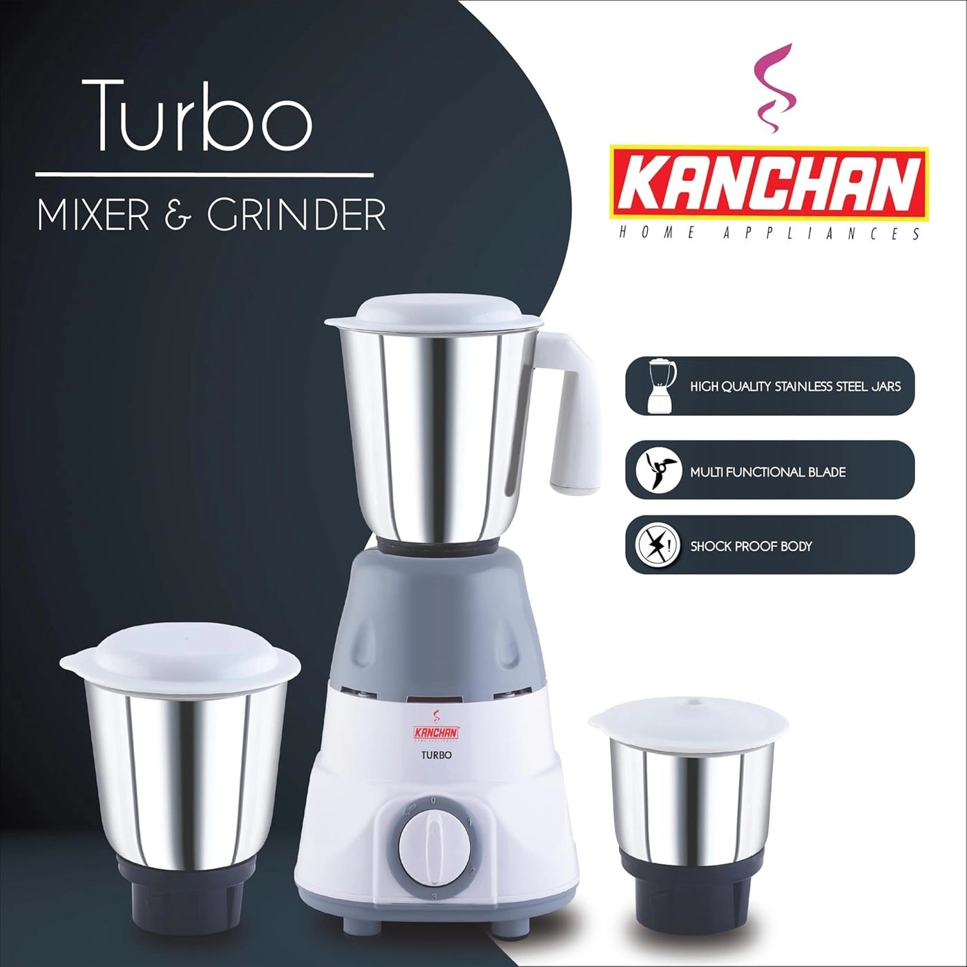 Turbo Mixer Grinder - 650 Watts