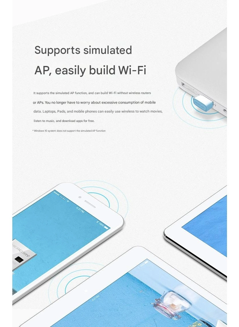 AX300 - 2.4GHz 5GHz USB WiFi 6