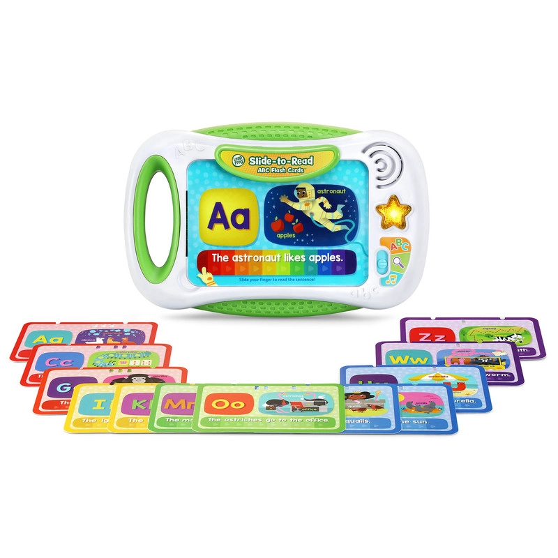 LeapFrog Slide To Read ABC Flash Cards - Suitable for 3 years & above Thirteen
