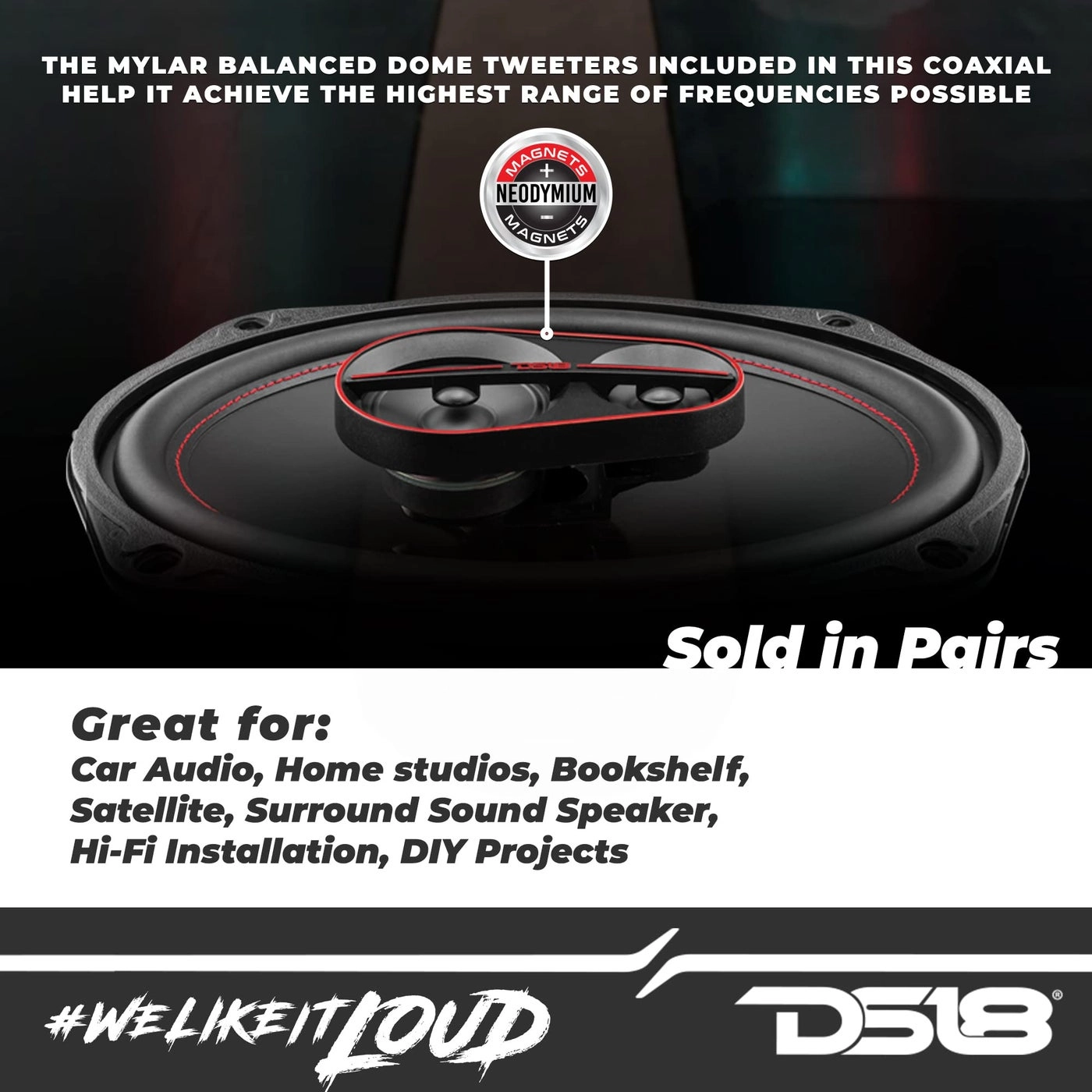 G6.9Xi - 6x9 3-Way Coaxial