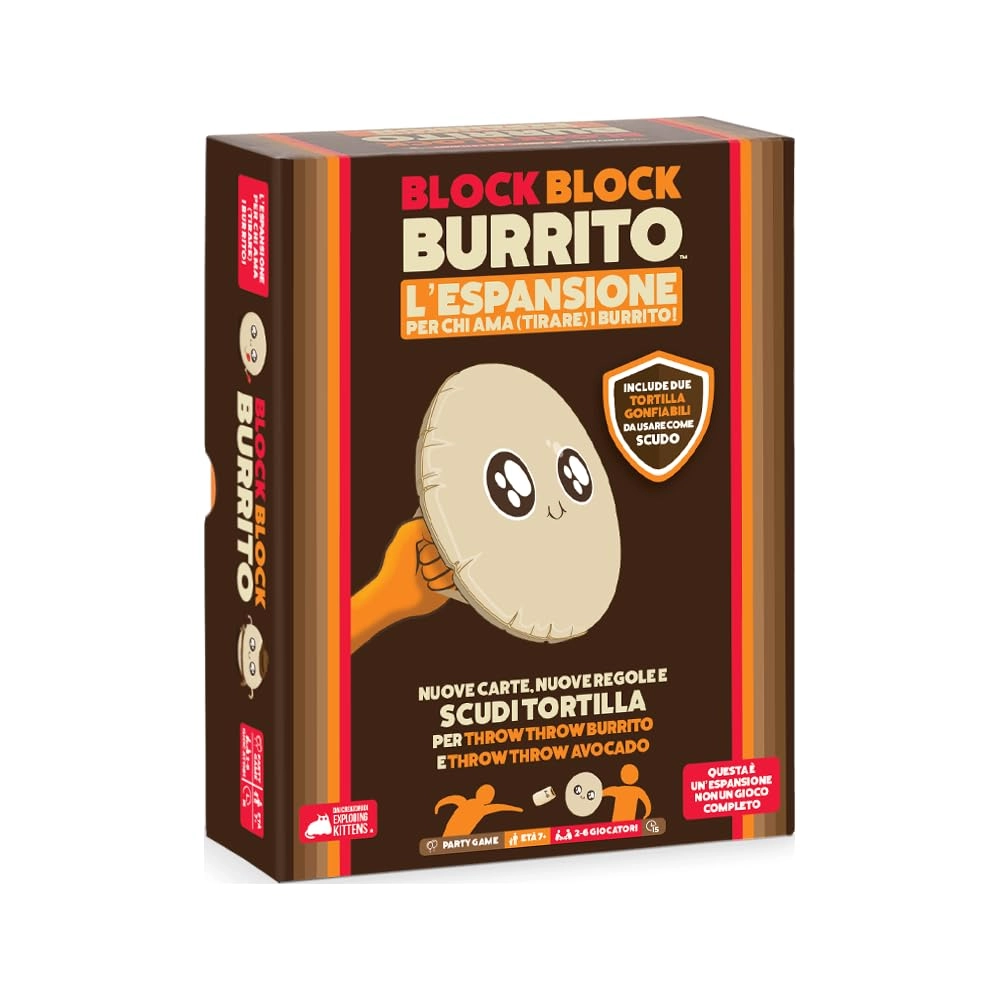 Asmodee Throw Throw Burrito: Block Block Burrito (Italian)