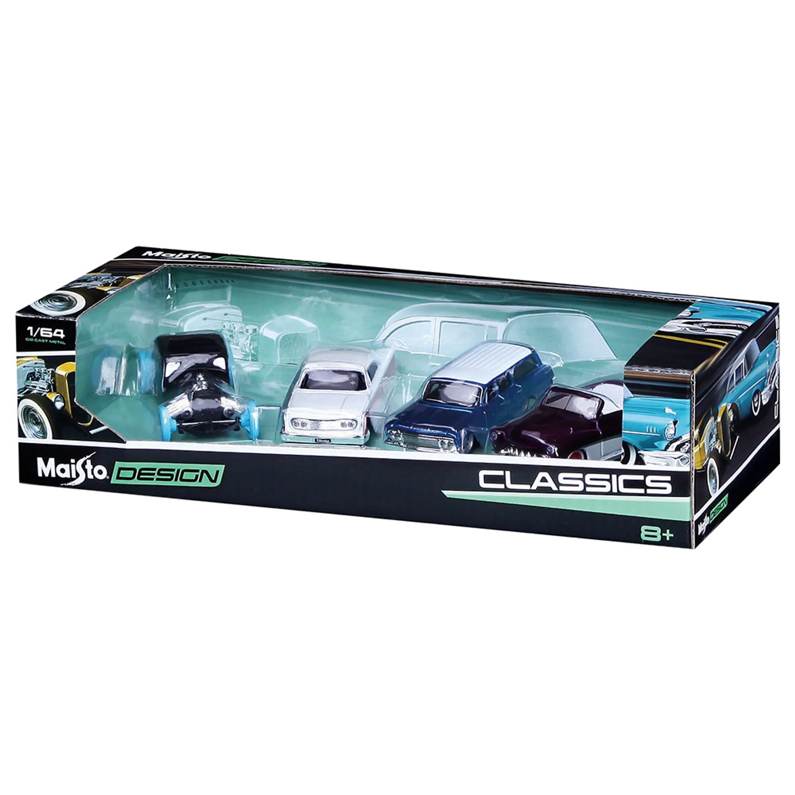 Maisto 4 Cars Set - 1:64