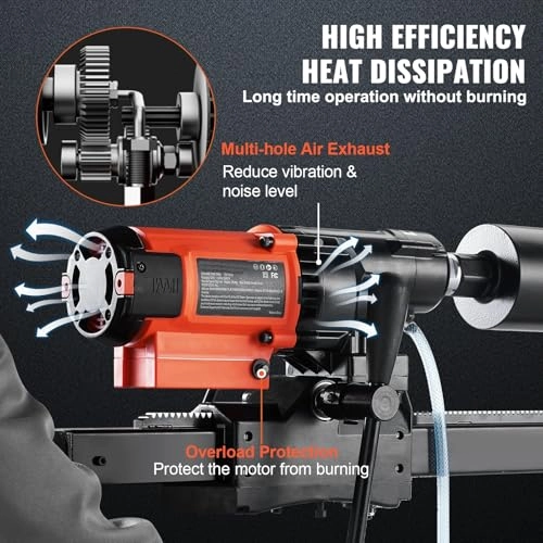 Diamond Core Drill Machine - 3200W 750RPM Wet/Dry