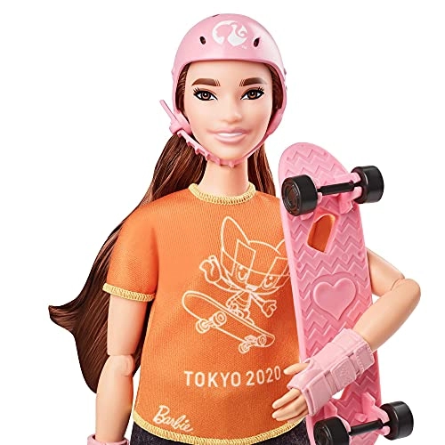 Barbie Olympic Games Tokyo 2020 Skateboarder - Skateboard Jacket Medal Ages 3+
