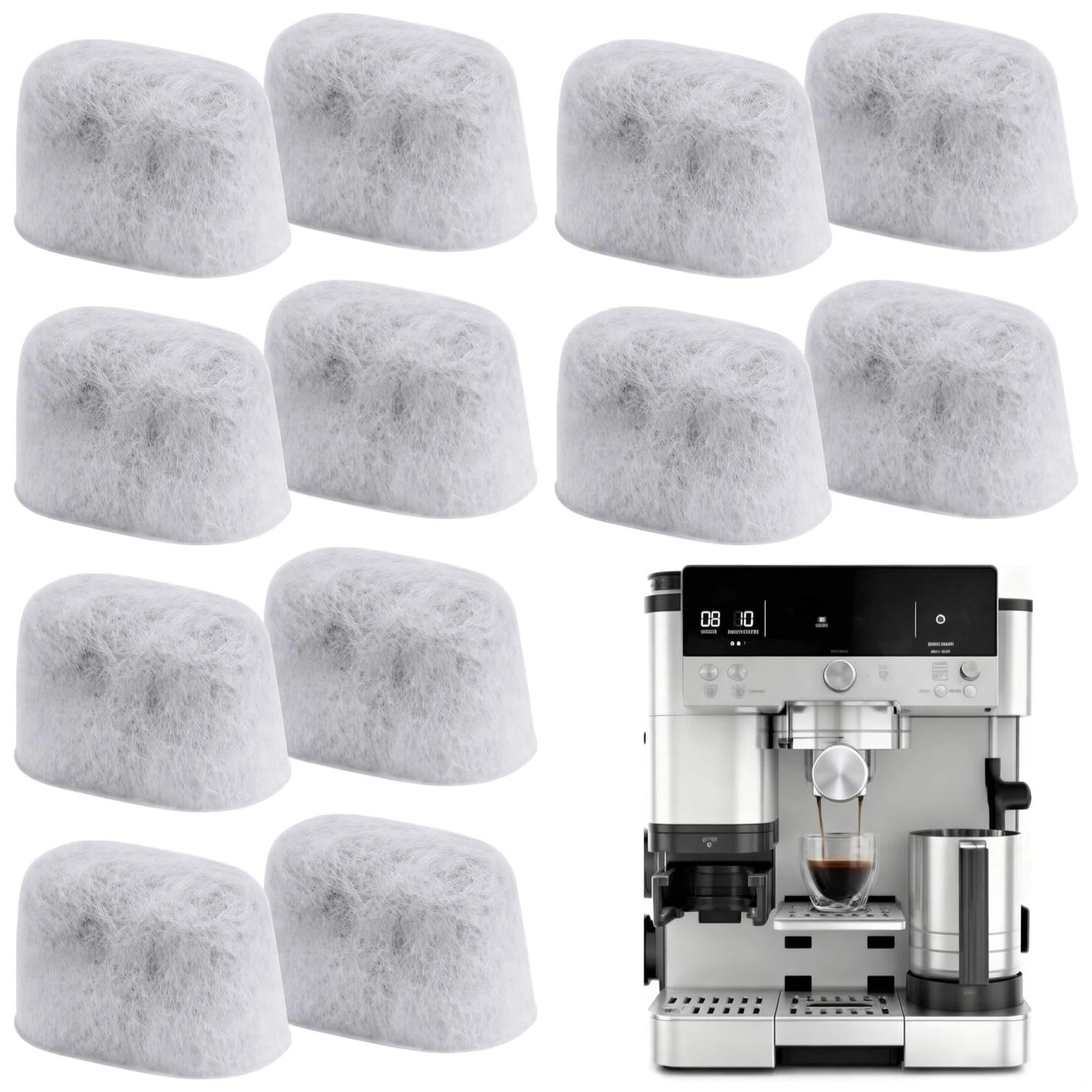 Non-Woven Charcoal Water Filter Inserts Pack