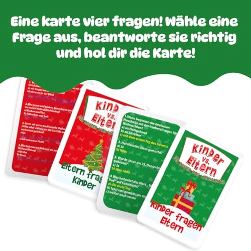 Kinder Contra Parents - The Magic of Christmas Card Game