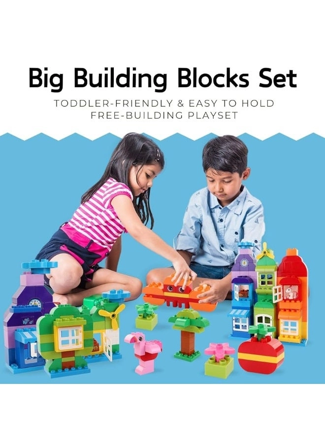 Big Building Blocks - 166 pcs Storage Box