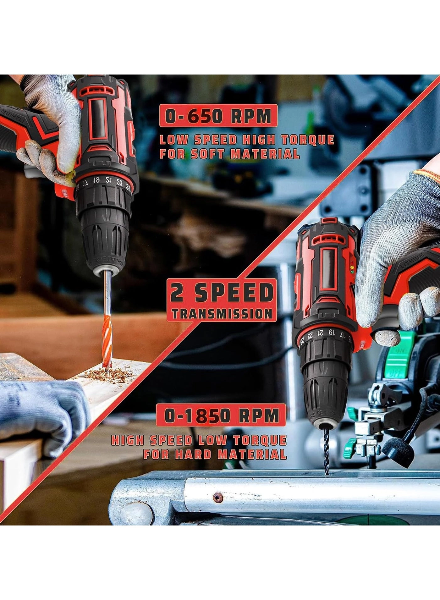 Cordless Drill - 1300mAh 48V