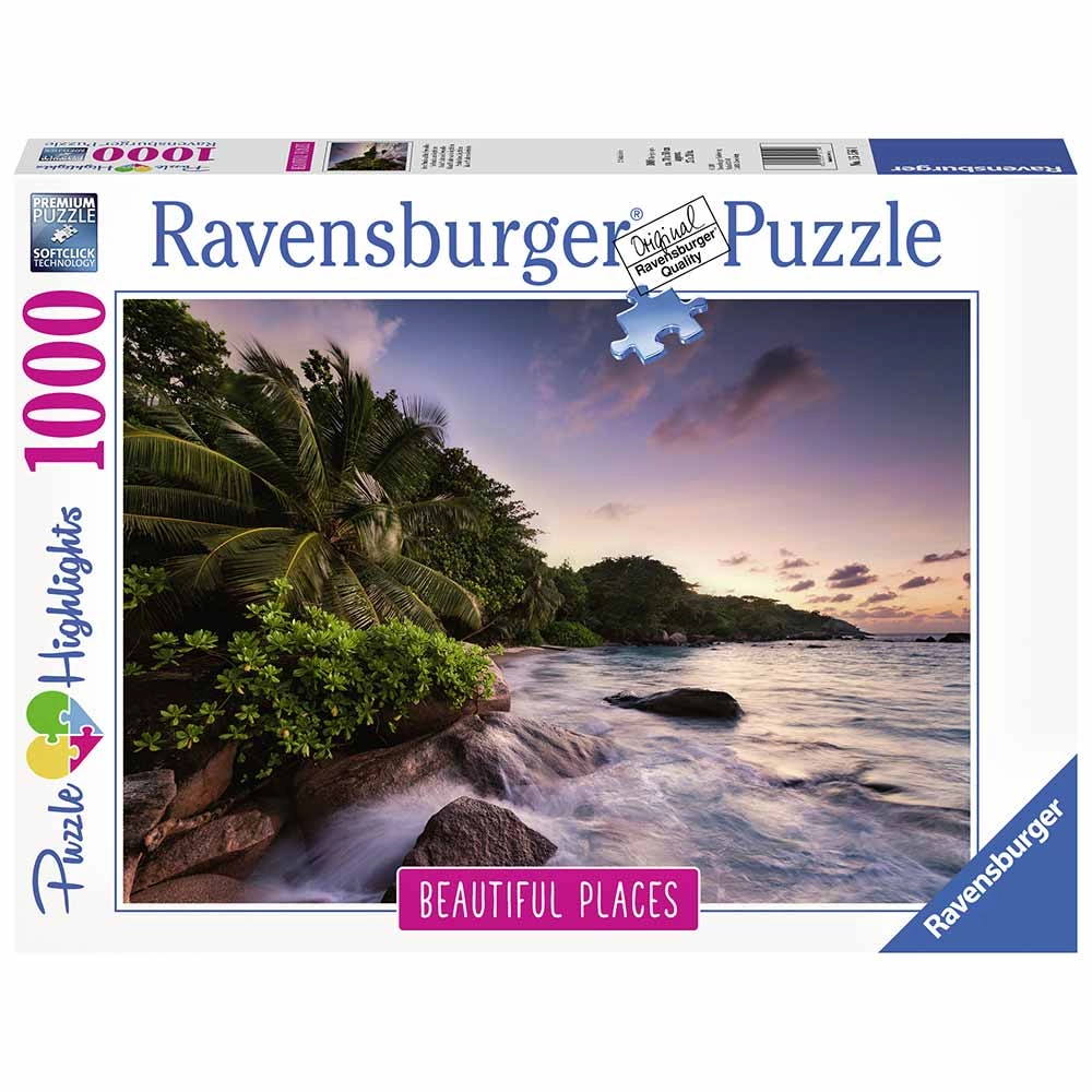 Ravensburger Praslin Island Seychelles Puzzle (EM-15156-1) - 1000 pcs