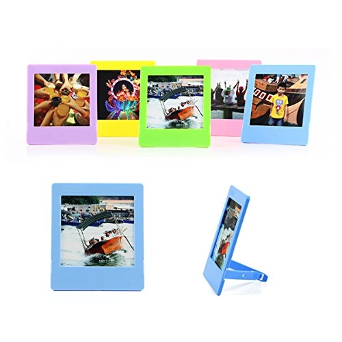 Colorful Photo Decor Borders Stand Photo Frame Set - 12*8.6cm 1 Count