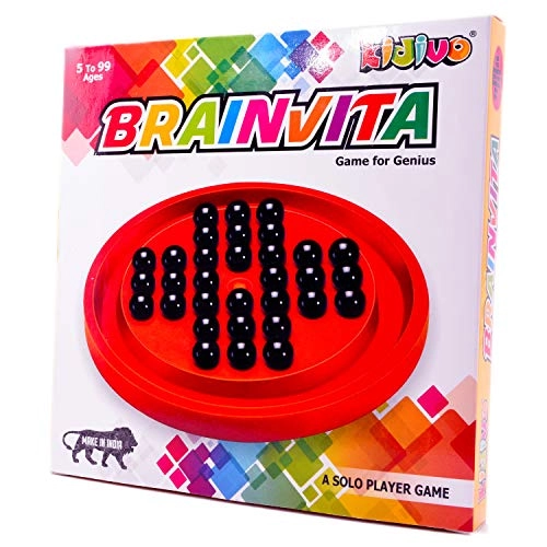 Brainvita Mini - 33 Pieces Pearl Finish Marbles