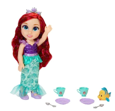 JAKKS Pacific Ariel & Flounder Doll - 14 inches Accessories Ages 3+