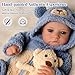 Reborn Baby Doll - 17-Inch Soft Cloth Body Sleeping Ages 3+