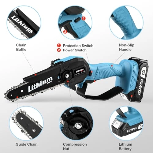 Mini Chainsaw - 6 Inch 20V