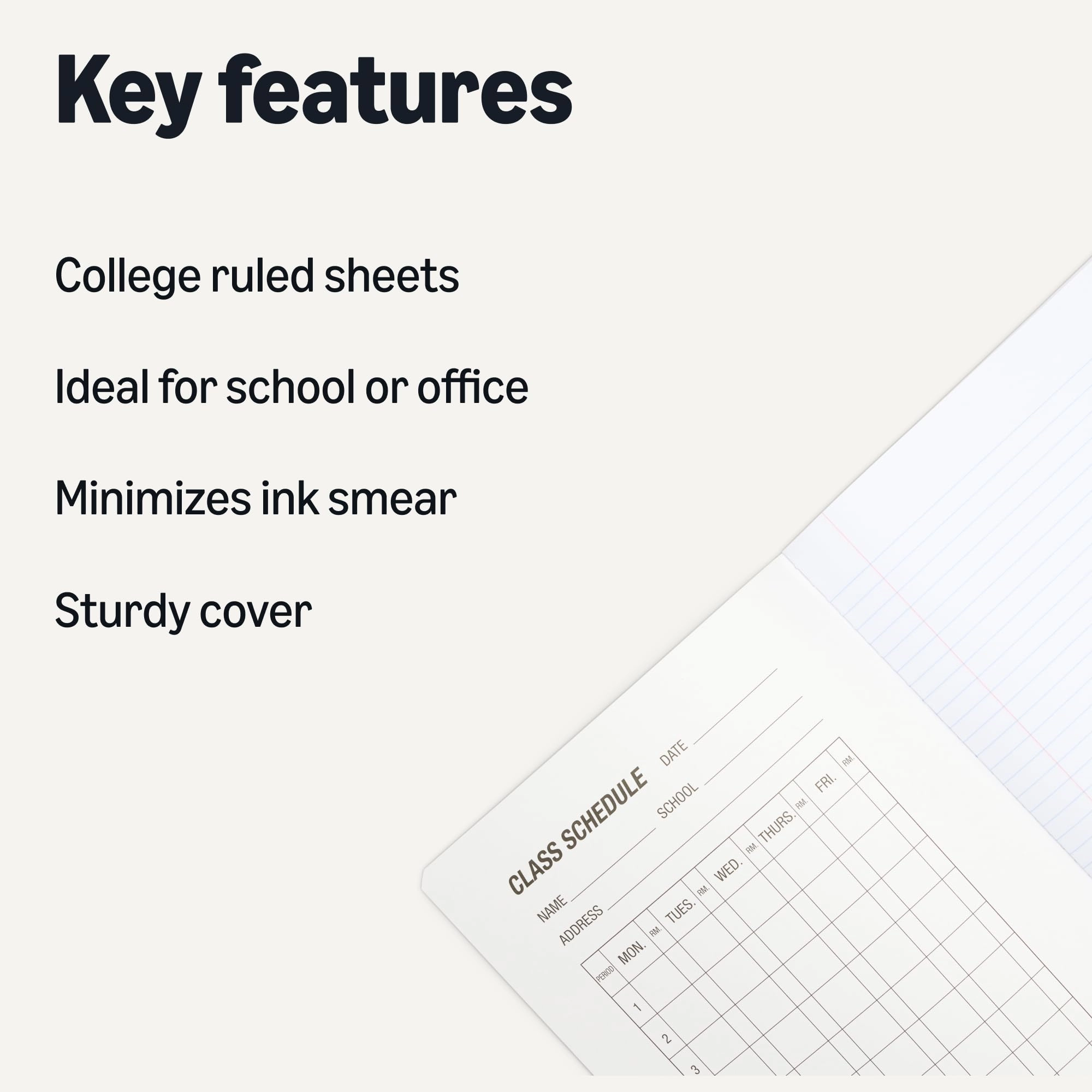 Composition Notebook - Lined 100 Sheets