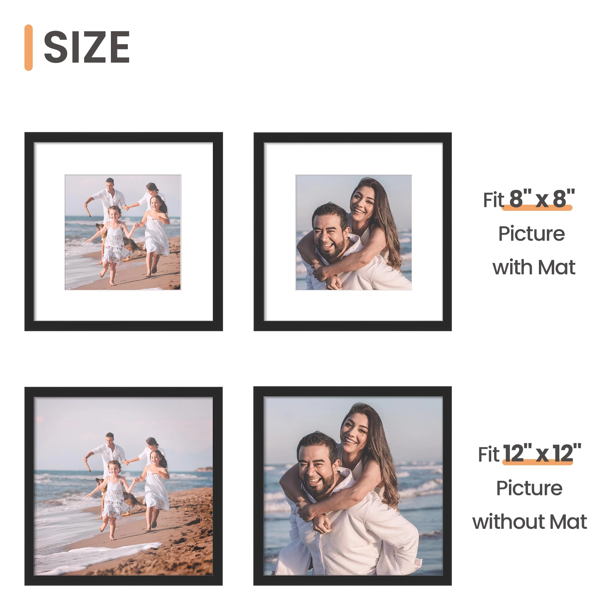 Gallery Wall Frame - 12x12 3 Count