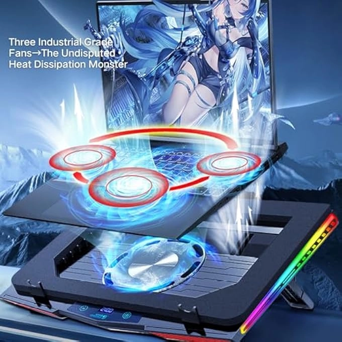 Gaming Laptop Cooling Pad - 15 piece(s) 15-18 inch