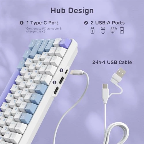 RK96 - QWERTY Wired/Wireless