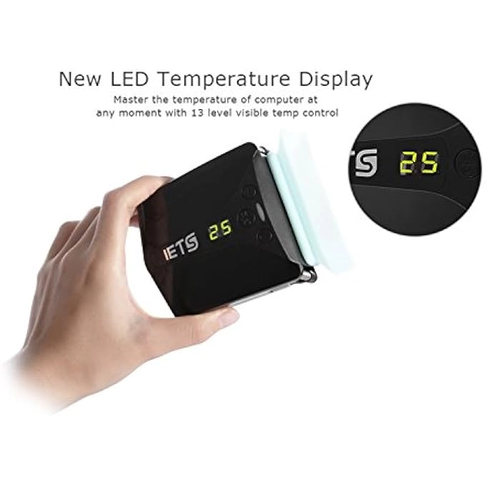 LAPTOP FAN COOLER - 13 WIND SPEEDS Temperature Display